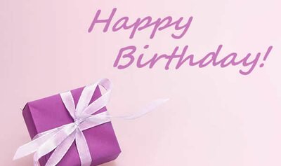 Digital Gift Voucher 'Happy Birthday - Pink'