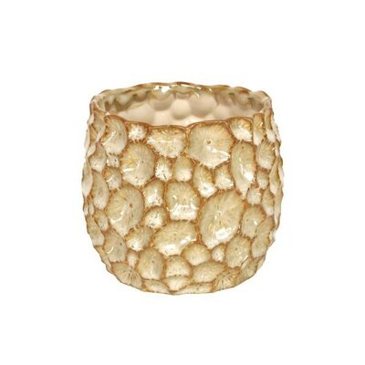 Natural Stoneware Crater Pot -Image courtesy of Gisela Graham