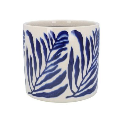 Navy Branch Stoneware Pot -Image courtesy of Gisela Graham