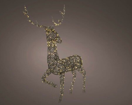 360 Micro LED reindeer (dark brown; warm white)