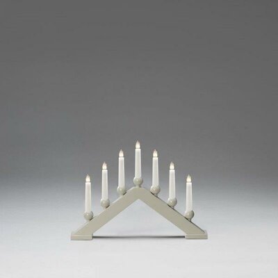 7 Bulb Candlestick Beige - image 1