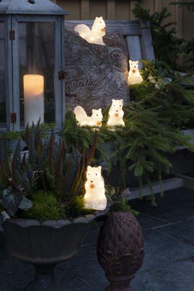 Acrylic Squirrels 5pcs LED - image 2