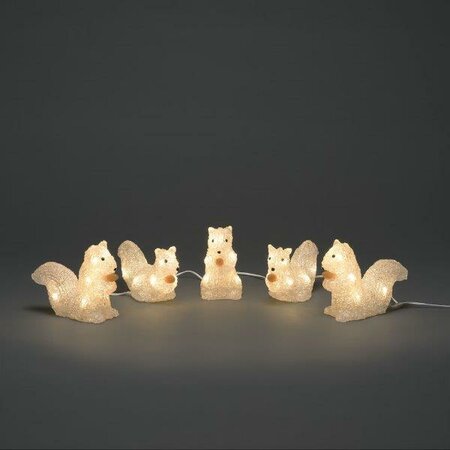 Acrylic Squirrels 5pcs LED - image 1