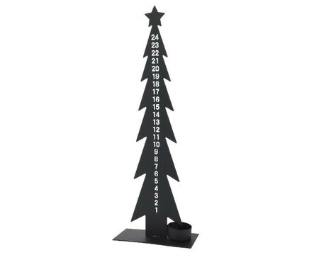 Advent Calendar tree with candle holder