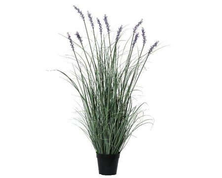 Artificial lavender in pot, large