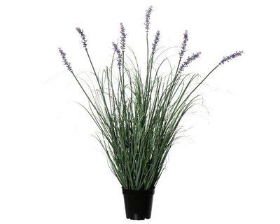 Artificial lavender in pot, small