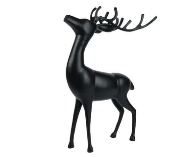 Black Reindeer in aluminium