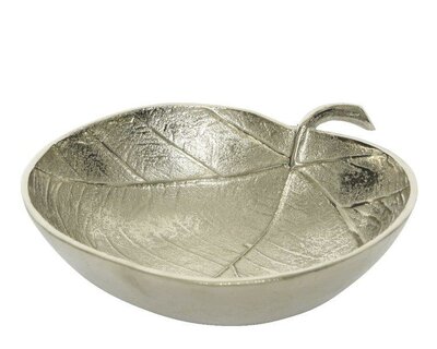 Bowl aluminium leaf (silver)