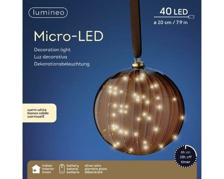 Brown Micro LED ball  decoration light - image 2