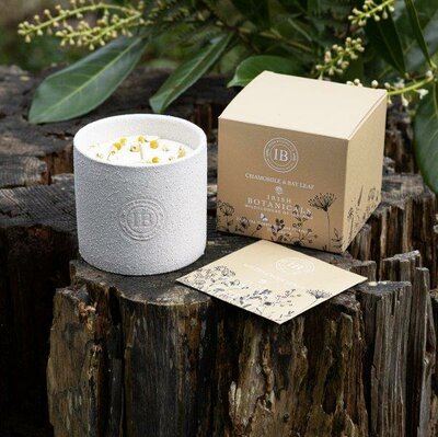 Chamomile And Bayleaf Planter Candle -Image courtesy of Irish Botanics