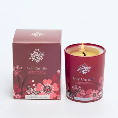 Candle - Coriander Seed, Geranium & Vetiver (210g)