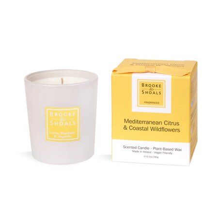 Fragranced Candle - Mediterranean Citrus & Coastal Wildflowers (190g)