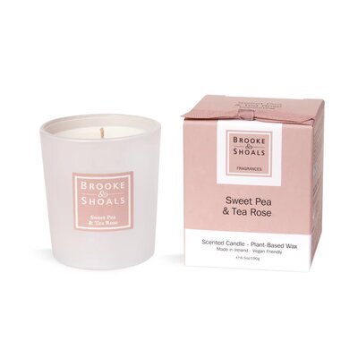 Fragranced Candle - Sweet Pea & Tea Rose (190g)