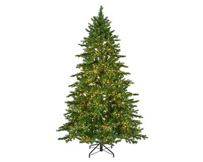 8ft Galloway Spruce Artificial Christmas Tree with 5400 LED Lights -Image courtesy of Kaemingk