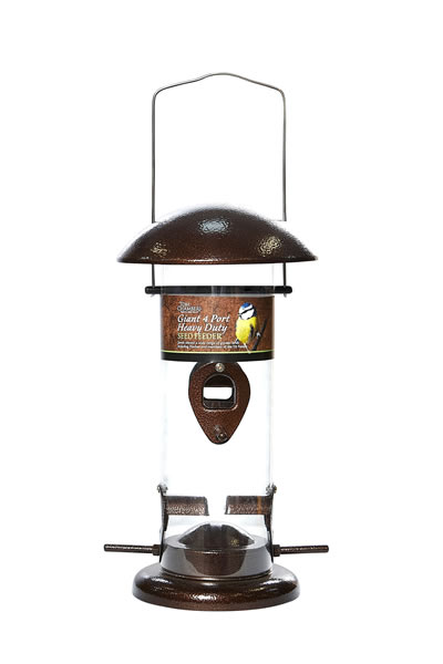 Giant Heavy Duty Seed Feeder  4 port