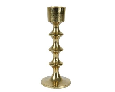 Gold tall Candleholder