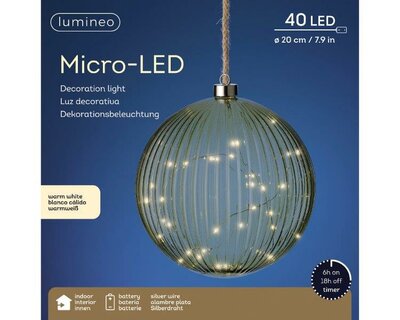 Green Micro LED ball decoration light - image 2