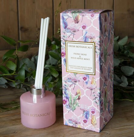 Peony Rose & Wild Apple Mint Diffuser -Image courtesy of Irish Botanicals