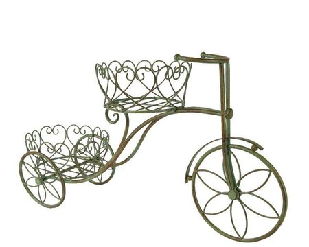 Iron Bicyle with 2 Planters