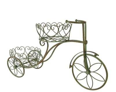 Iron Bicyle with 2 Planters