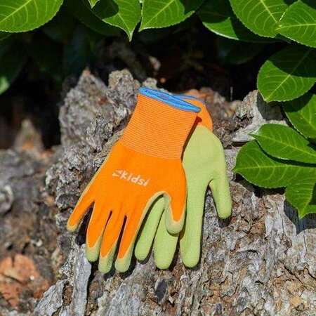 Junior Diggers Gloves Orange & Green - image 1