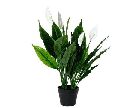 Large artificial Peace Lily in pot