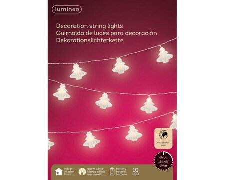 LED 10 paper tree string lights - image 2