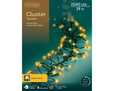 LED 2040 warm white cluster lights - image 2