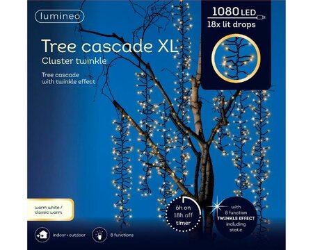 LED tree cascade with twinkle effect - image 2