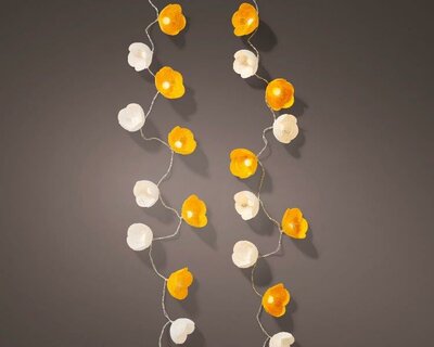 LED warm white outdoor Flower string lights - image 1