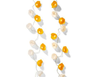 LED warm white outdoor Flower string lights - image 2