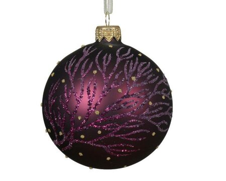 Mauve Bauble with branches