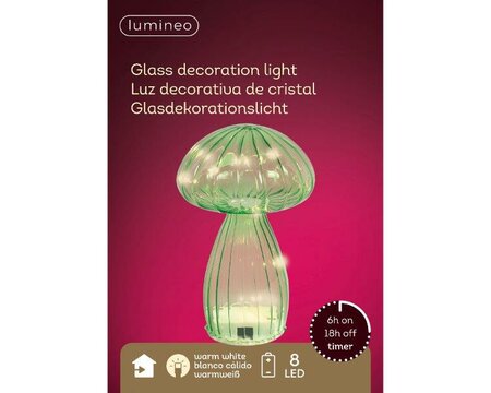 Micro LED glass mushroom (Small) - image 2