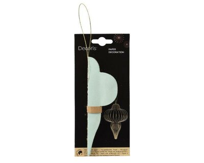 Mint paper Ornament with magnet closure - image 2