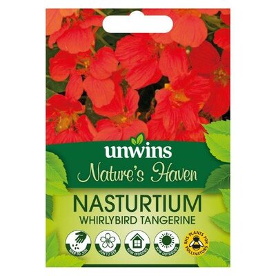 NH Nasturtium Whirlybird Tangerine (30)