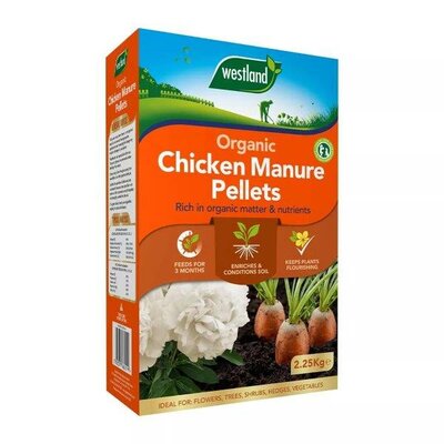 Organic Chicken Manure Pellets (2.25kg + 25% Extra Free)