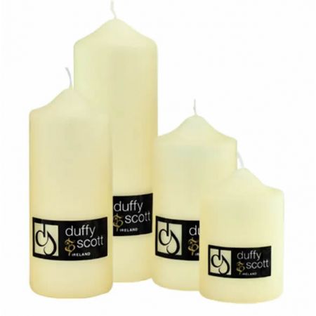 Pillar Candle Ivory (100x80mm