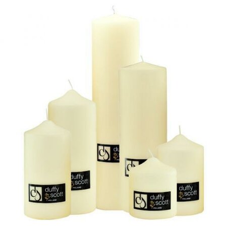 Pillar Candle Ivory -Image courtesy of Duffy & Scott Ireland