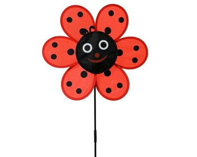 Plastic ladybird Windmill