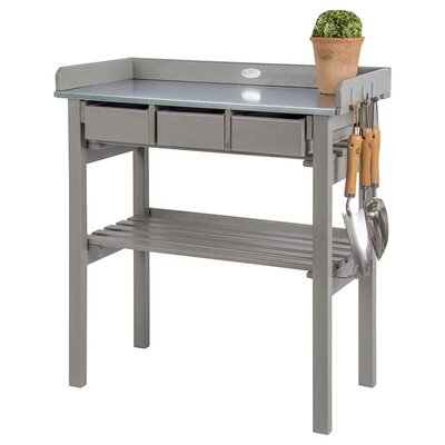 Potting Table with Drawers - image 1