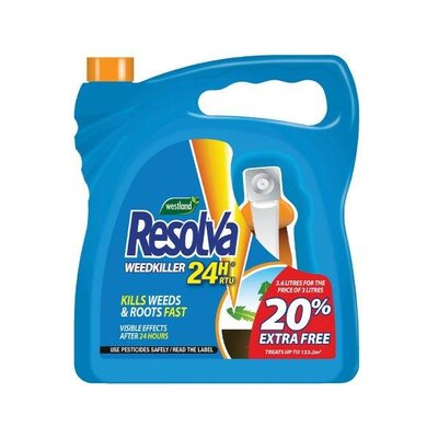 Resolva Weedkiller 24H Ready To Use (800ml +25%)