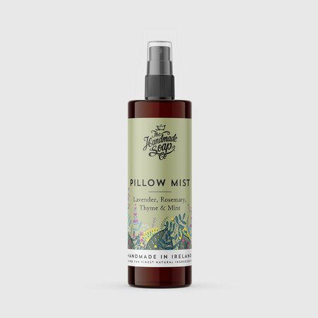 Room & Pillow Mist - Lavender, Rosemary, Thyme & Mint  -Image courtesy of the Handmade Soap co.