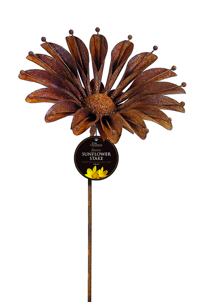 Rustic Sunflower Stake