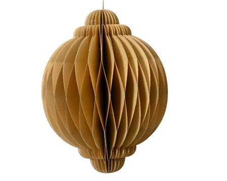 Sand coloured paper Onion with  magnet closure - image 1