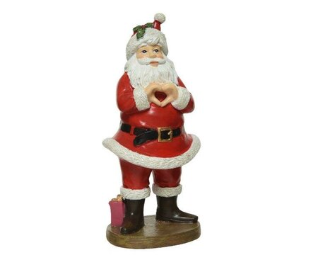 Santa figure with heart