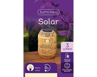 Solar Wicker lantern - image 3