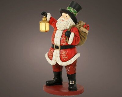 Standing Santa with lantern - image 1