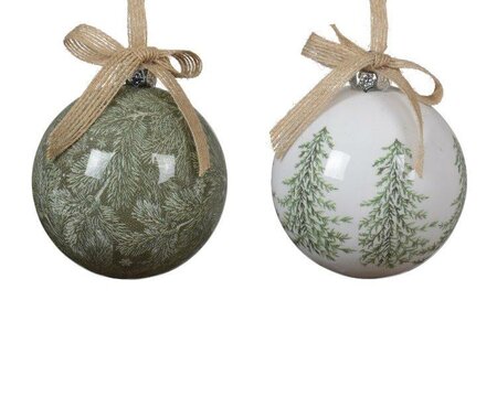 Tree pattern Bauble with box - image 1