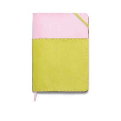 Vegan Leather Pocket Journal Lilac & Matcha