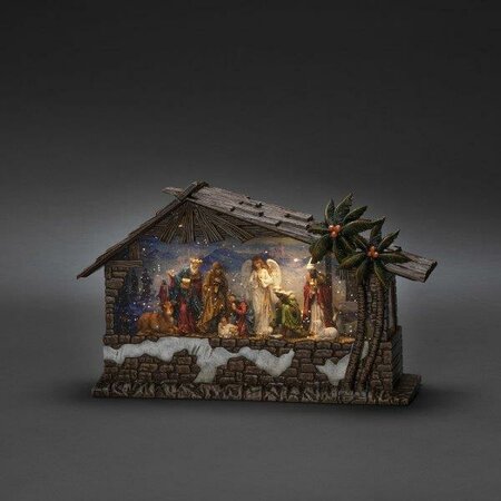 Water Lantern Nativity Scene - image 1